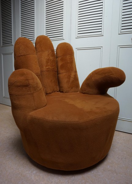 Pop Art, hand stoel, draaistoel, vintage, chair